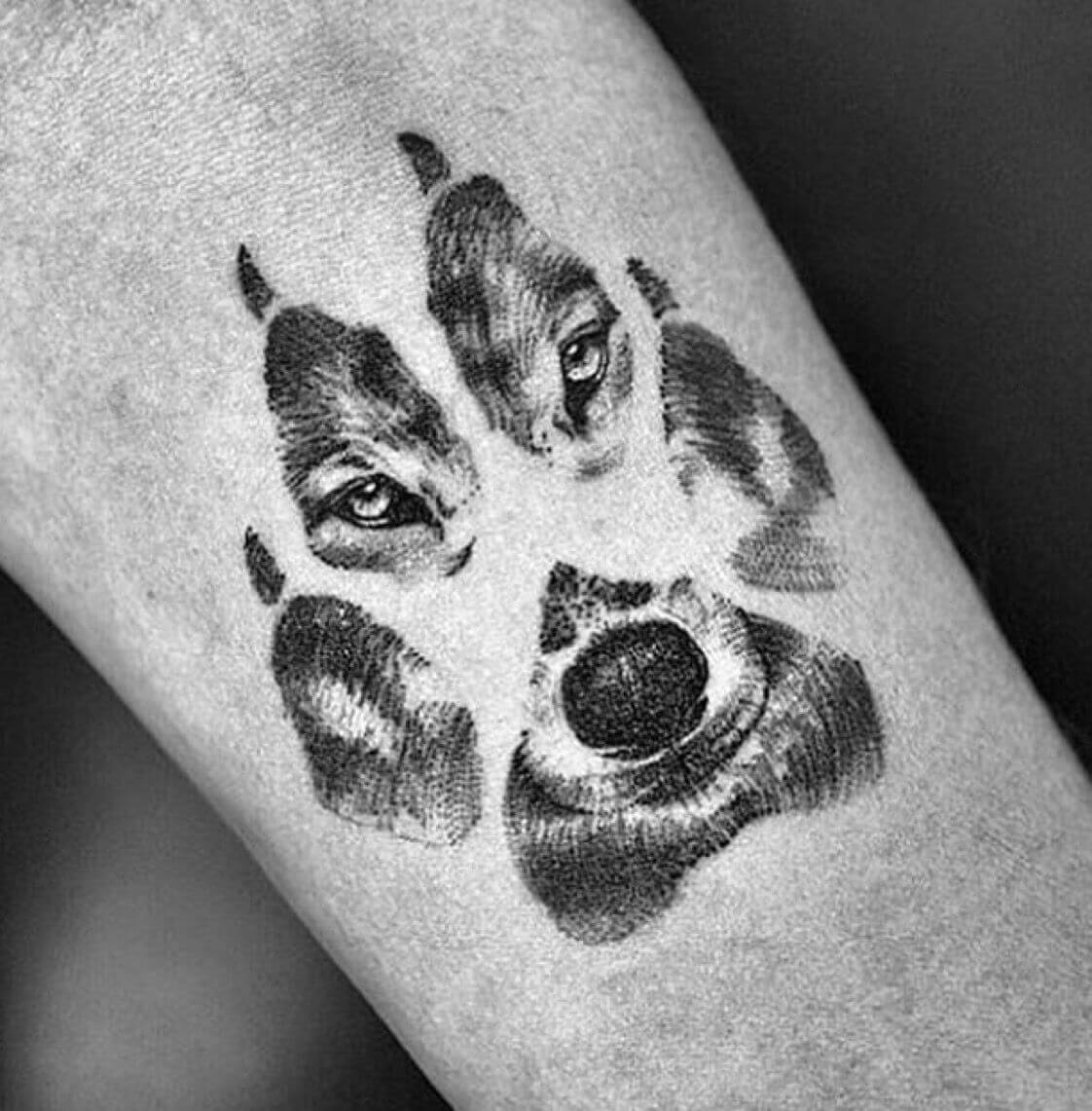 Wolf Paw Print: Paw Print Tattoo