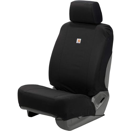 Canvas fitted bucket seat cover