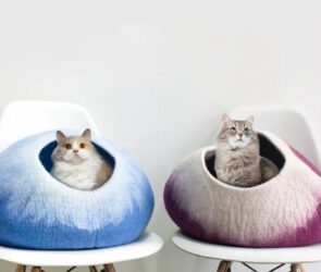 cat cave bed